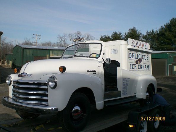 Truck with New Art Work Drivers Side