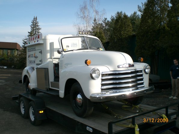 Truck with new art Work Passenger Side