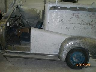 Stripped Side View (the refrigerator box is aluminum)
