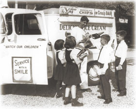 My Uncle Joey also sold ice cream and I was a hit amongst all my friends at St. Rita’s Grammar School when he showed up.